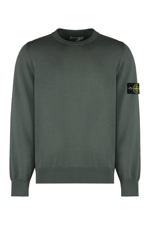 Cotton crew-neck sweater-0